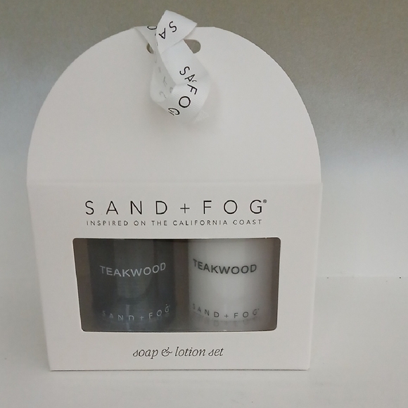 Sand + Fog Other - Teakwood Soap & Lotion Set